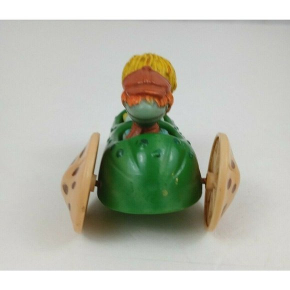 Vtg 1988 Jim Henson Fraggle Rock Boober & Wembley In Pickle Car McDonald's Toy - Picture 4 of 6